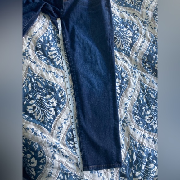 Eileen Fisher Dark Wash Denim Blue Jeans Women’s size 10 - Picture 7 of 8